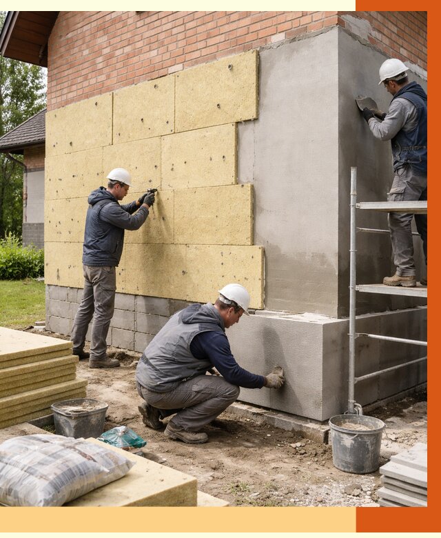 Утепление частного дома в Солнечногорске под ключ от 7806 руб/м2 — недорого | ТепломастерСлн