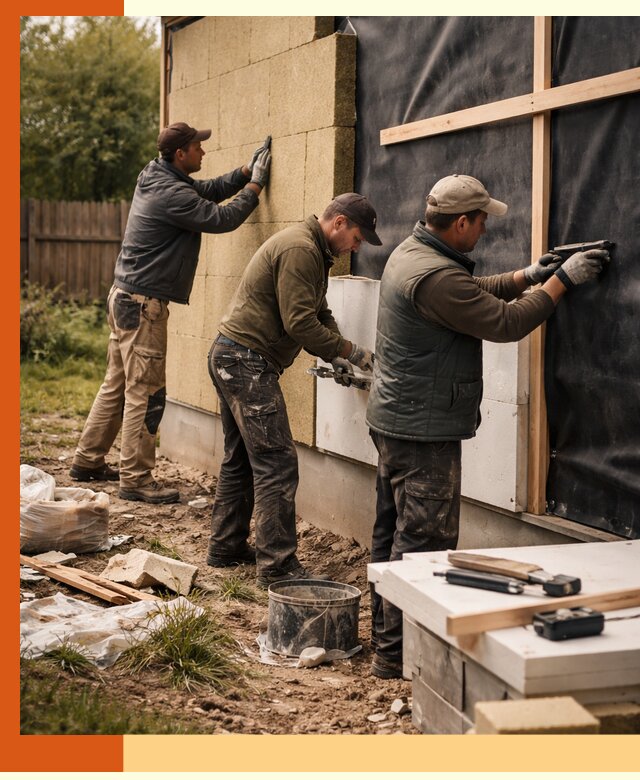 Утепление дачного дома под ключ в Солнечногорске