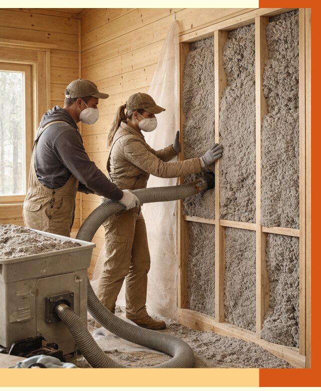 Утепление дачного дома эковатой в Солнечногорске от 1509 руб./м2 — комплексно, ТепломастерСлн