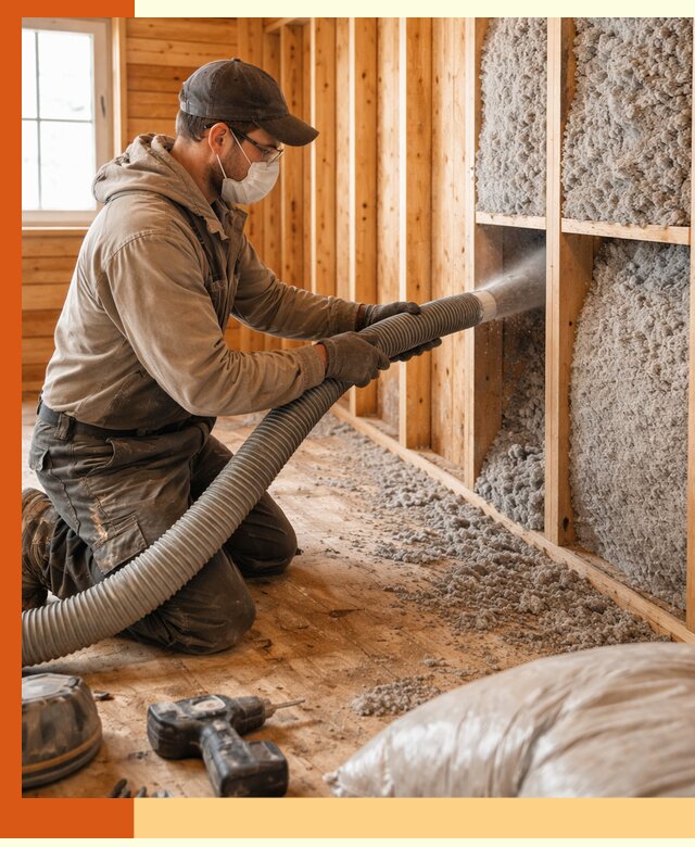 Утепление дачного дома эковатой в Солнечногорске — быстро и надёжно