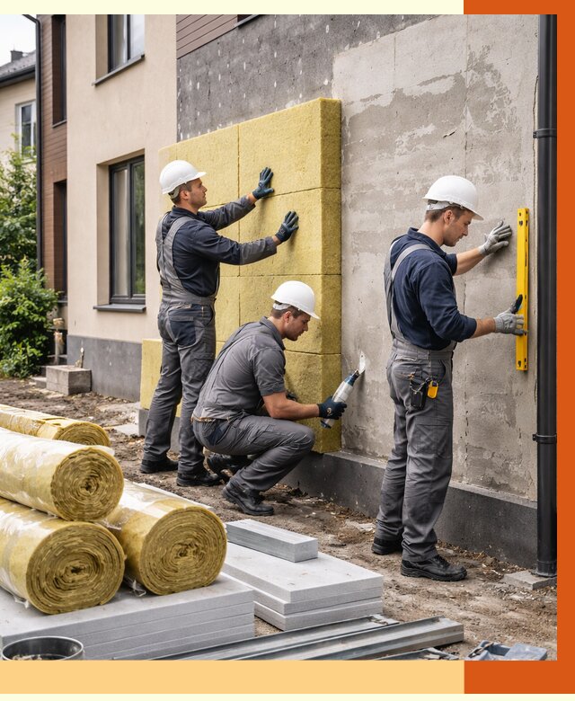 Утепление таунхауса в Солнечногорске от 7494 руб/м2 — комплекс под ключ | ТепломастерСлн