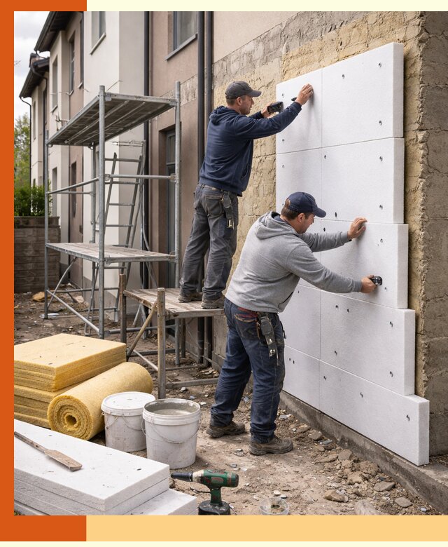 Утепление таунхауса с гарантией комфорта в Солнечногорске