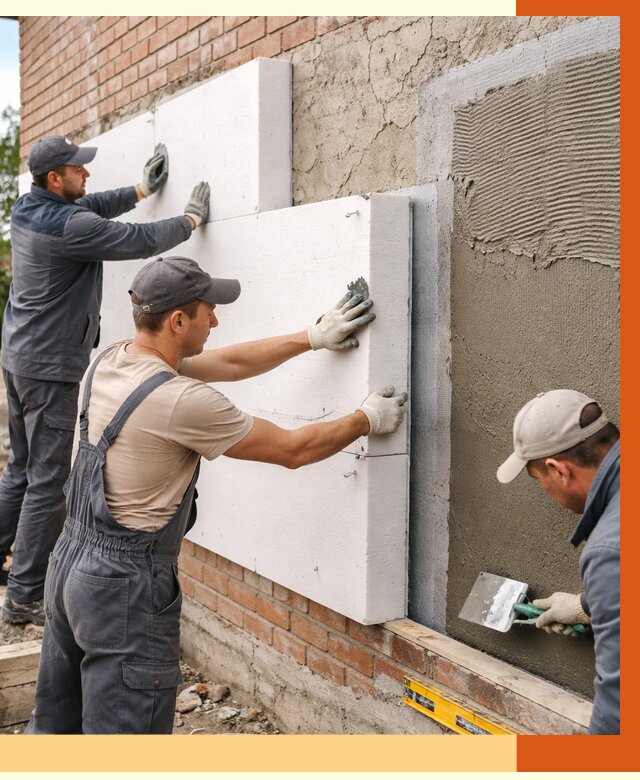 Утепление кирпичного дома в Солнечногорске от 4371 руб. под ключ | ТепломастерСлн