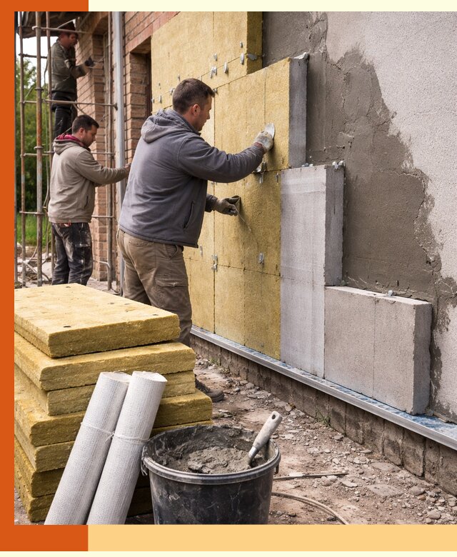 Утепление кирпичного дома под ключ в Солнечногорске
