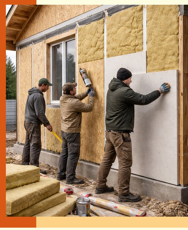 Профессиональное утепление дома из SIP-панелей в Солнечногорске