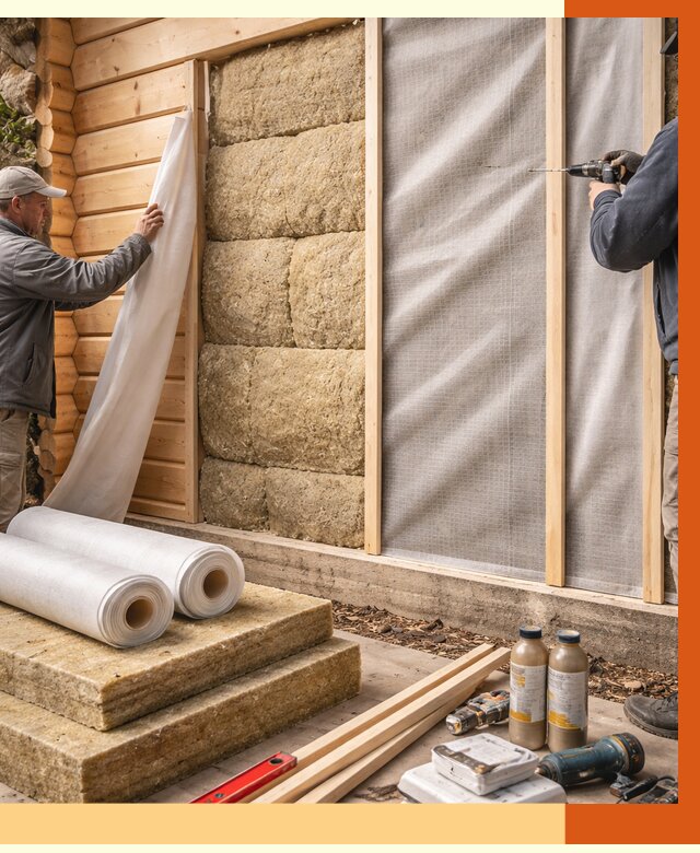 Утепление дома из минибруса в Солнечногорске от 4684 руб/м2 — заказать профессионально | ТепломастерСлн