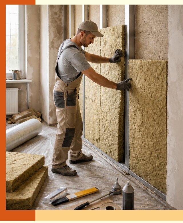 Утепление квартиры в Солнечногорске — комплексная теплоизоляция стен и полов