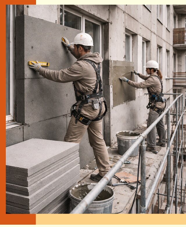 Утепление квартиры снаружи под ключ в Солнечногорске