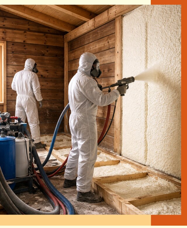 Утепление бани ппу в Солнечногорске под ключ от 4371 руб./м2 | ТепломастерСлн - напыление и монтаж ппу