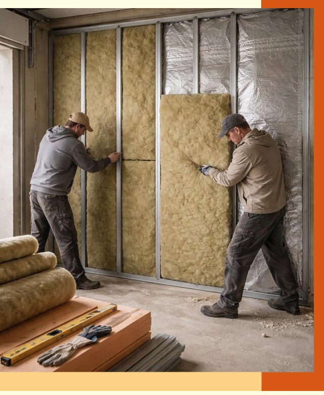 Утепление гаража изнутри в Солнечногорске от 7806 руб/м2 — работы и цена | ТепломастерСлн