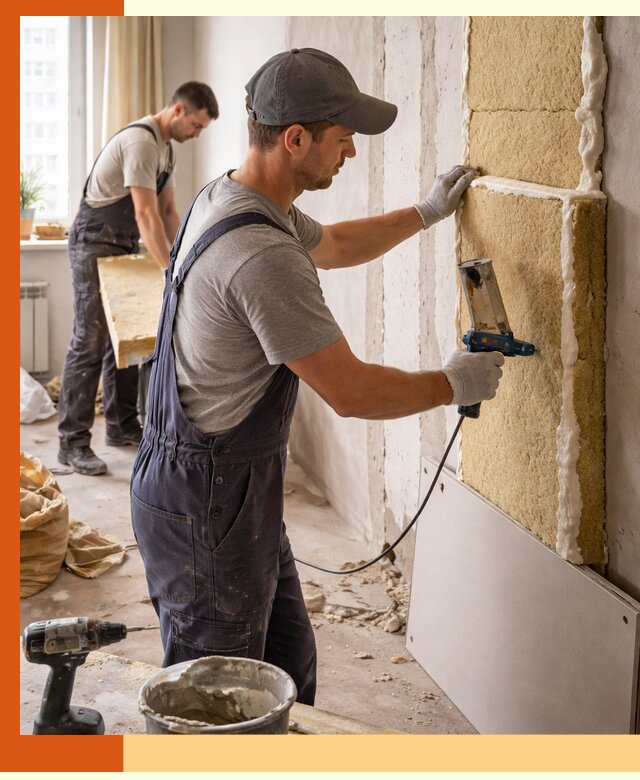 Утепление стен изнутри в Солнечногорске — качественно и эффективно