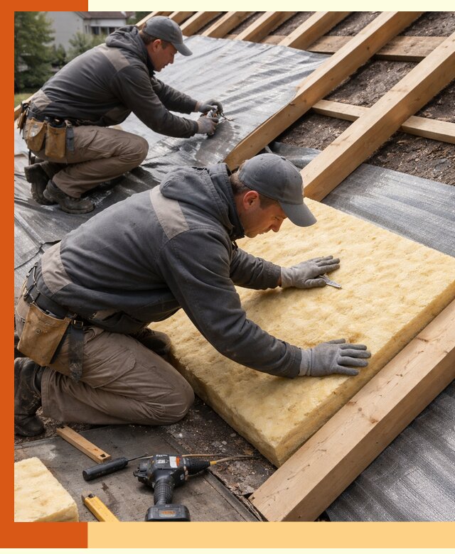 Профессиональное утепление крыши в Солнечногорске качественно и надежно