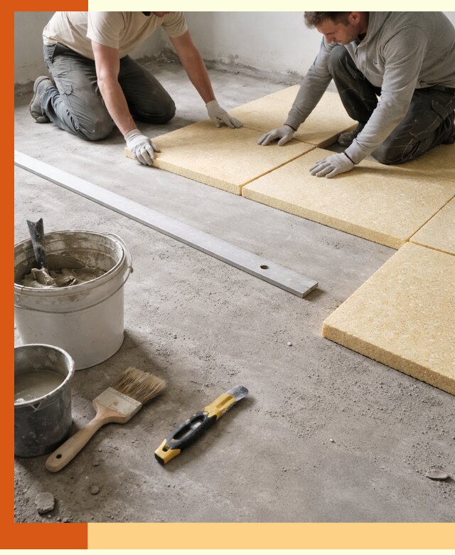 Утепление бетонного пола в Солнечногорске профессионально и недорого