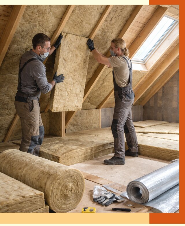 Утепление мансарды минватой в Солнечногорске от 4371 руб./м2 — монтаж и пароизоляция | ТепломастерСлн