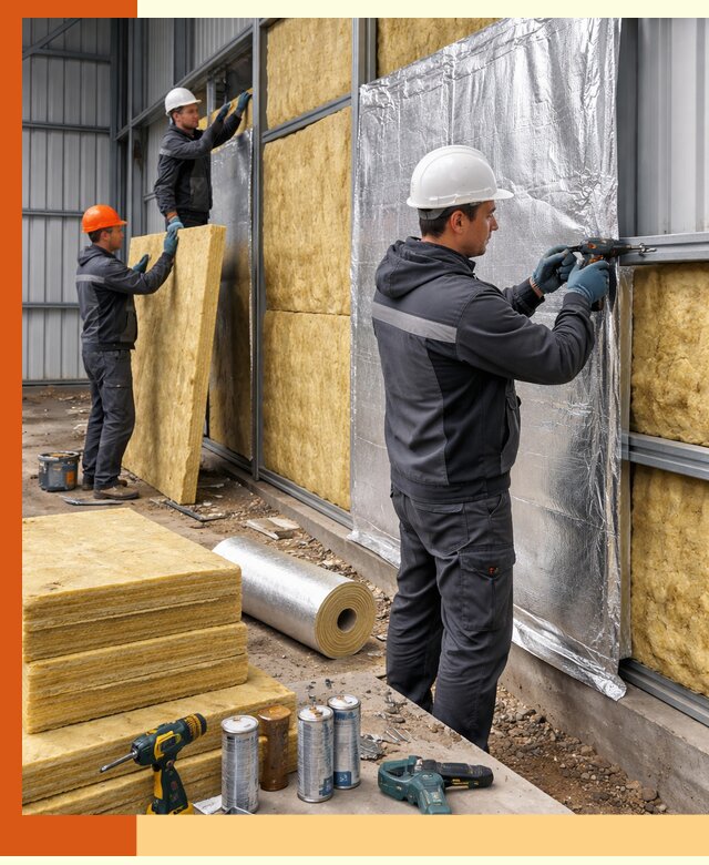 Утепление металлического ангара профессионально в Солнечногорске