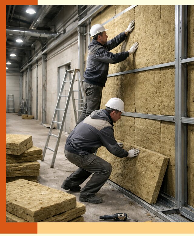 Утепление цеха под ключ в Солнечногорске с гарантией качества