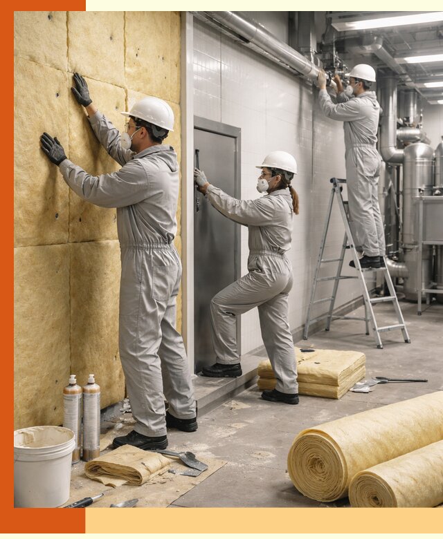 Утепление пищевого цеха под ключ в Солнечногорске