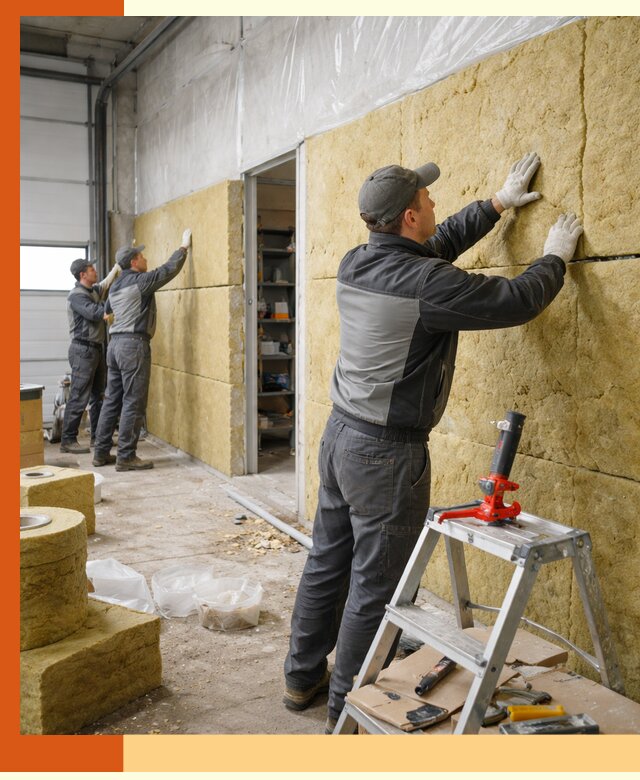 Утепление автосервиса и мастерских в Солнечногорске качественно и надёжно