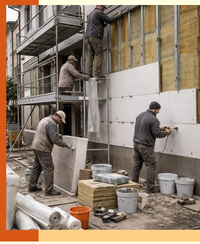 Утепление гостиницы под ключ в Солнечногорске с гарантией качества