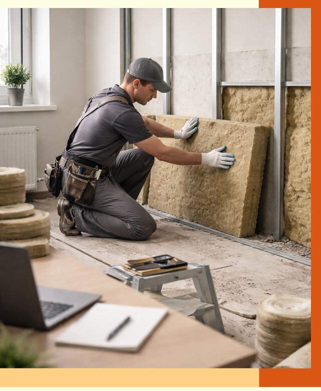 Утепление офиса в Солнечногорске от 4684 руб/м2 — комплексное утепление офиса под ключ | ТепломастерСлн