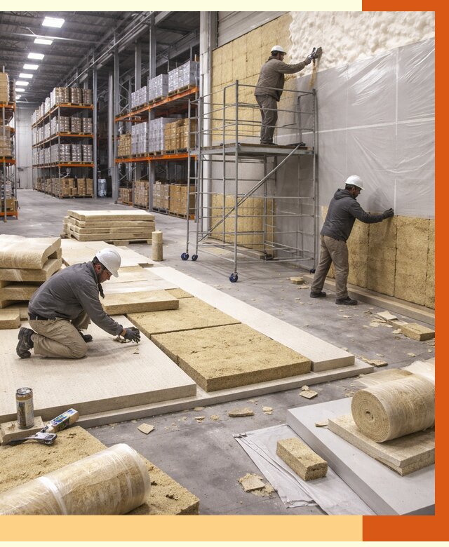 Утепление складского терминала в Солнечногорске от 7806 руб./м² под ключ | ТепломастерСлн