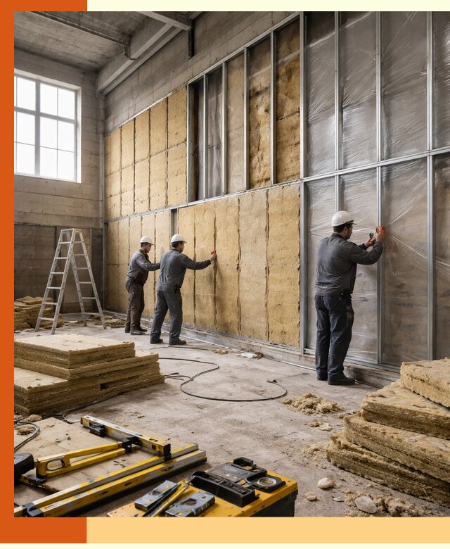 Утепление спортивного зала в Солнечногорске качественно и недорого