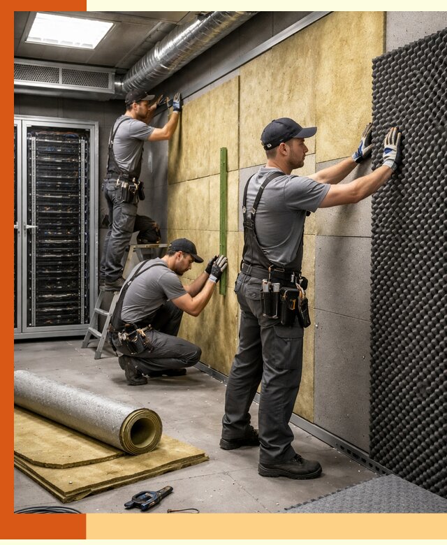 Утепление серверной комнаты профессионально в Солнечногорске