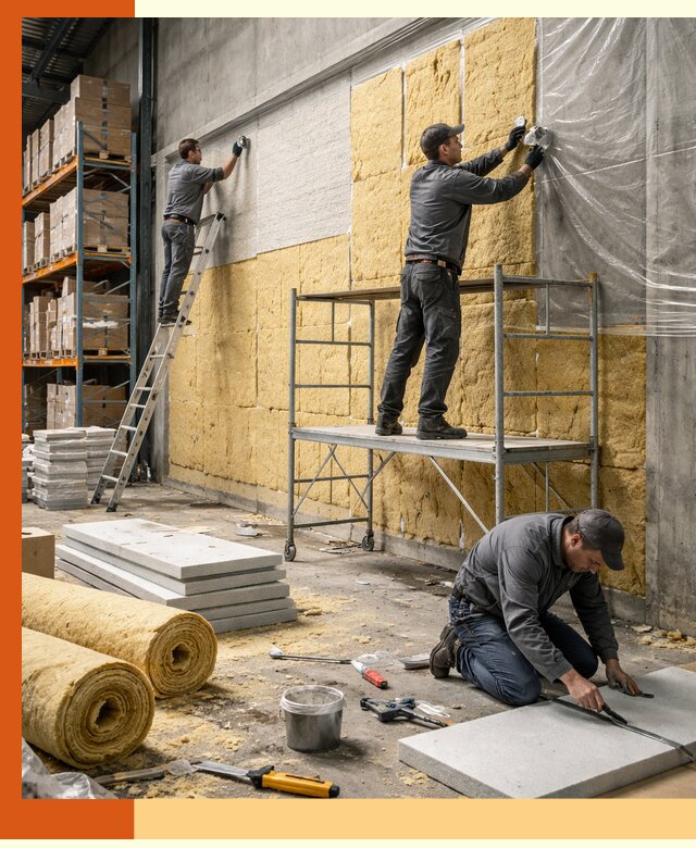 Утепление холодного склада под ключ в Солнечногорске