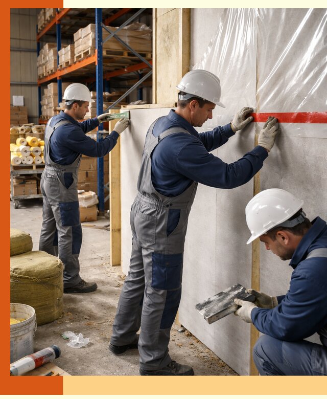 Утепление теплого склада под ключ в Солнечногорске