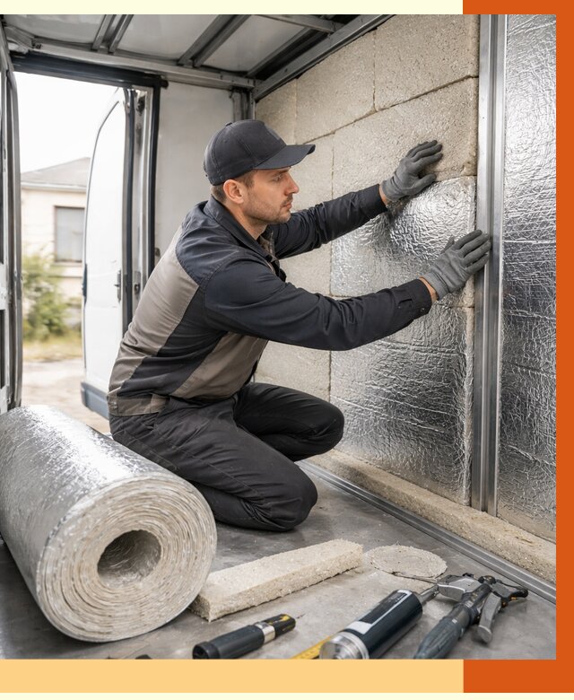 Утепление фургона рефрижератора в Солнечногорске от 13010 руб./м² под ключ | ТепломастерСлн