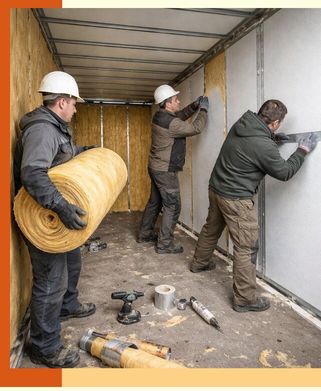 Утепление рефрижераторного контейнера в Солнечногорске профессионально и надежно