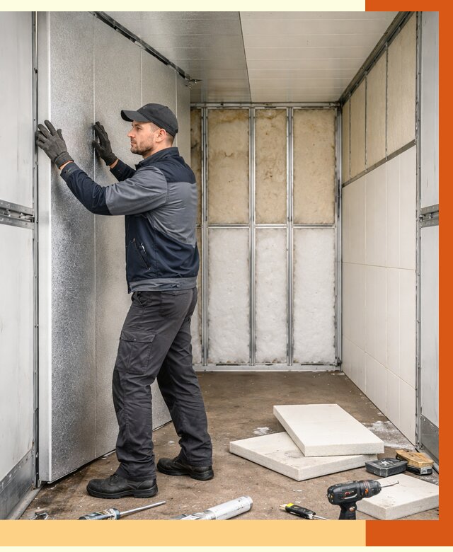 Утепление холодильного кузова в Солнечногорске от 14051 руб. под ключ | ТепломастерСлн