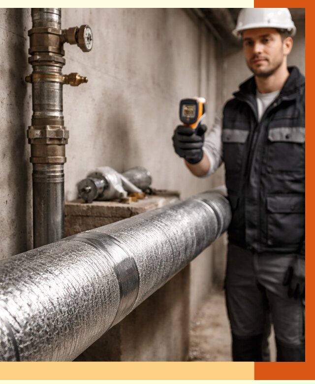 Утепление труб водоснабжения в Солнечногорске от 8847 руб. за м² — услуги ТепломастерСлн