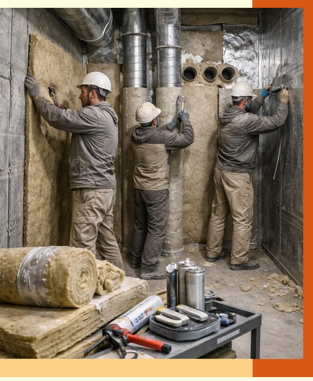 Утепление венткамеры в Солнечногорске под ключ от 1509 руб. — профессионально | ТепломастерСлн