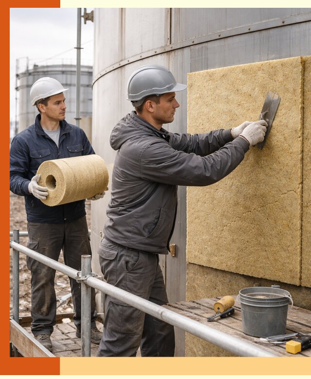 Профессиональное утепление резервуара и теплоизоляция в Солнечногорске
