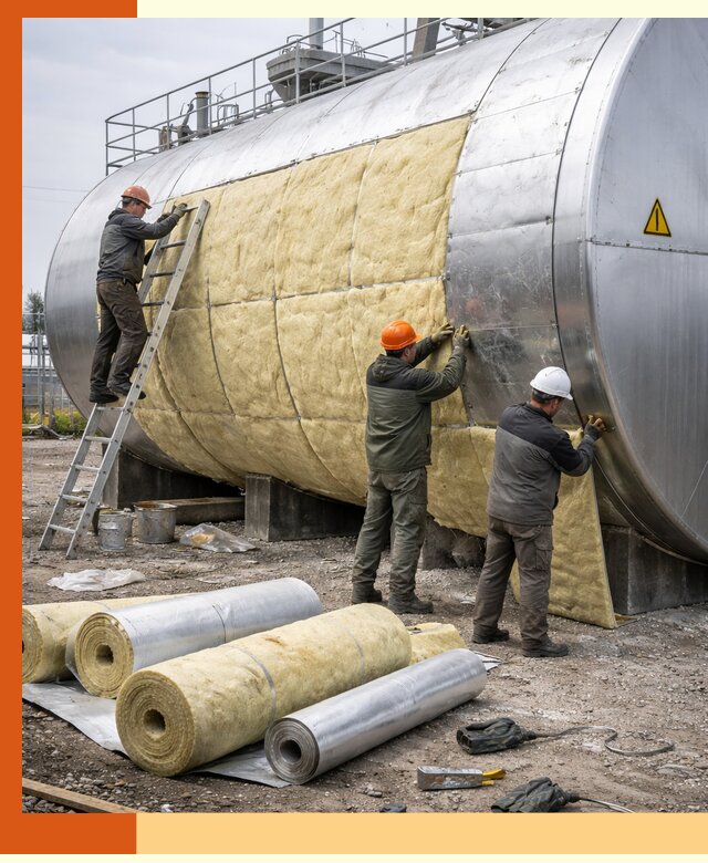 Утепление резервуаров с топливом в Солнечногорске надежно и экономично