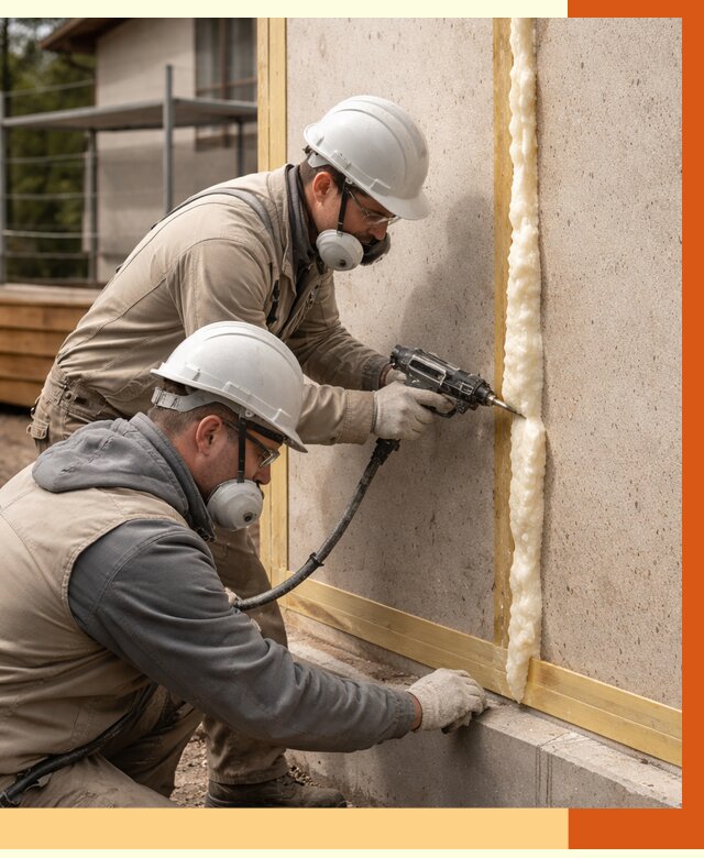 Утепление сип панелей ППУ в Солнечногорске от 4996 руб. под ключ | ТепломастерСлн