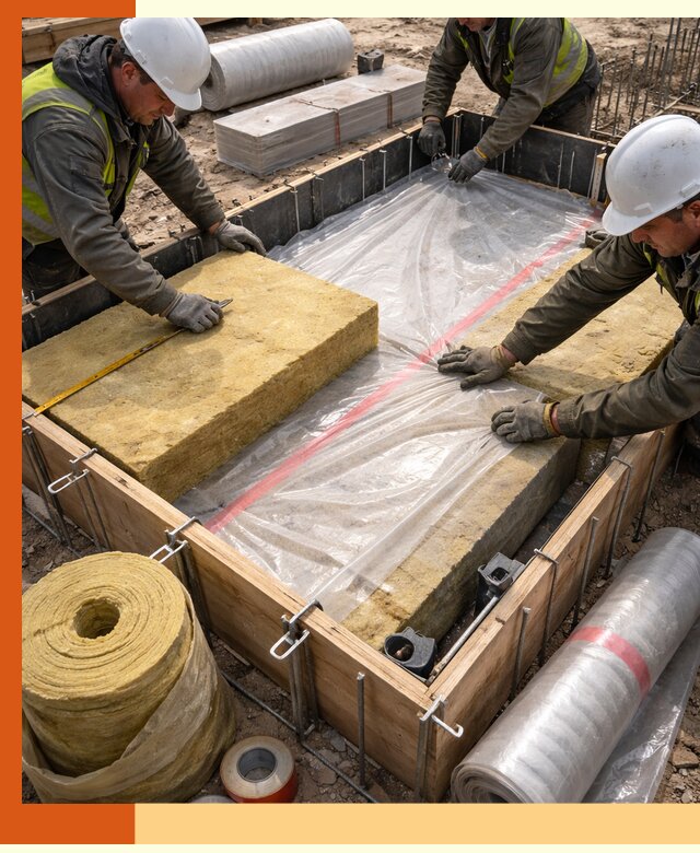 Теплоизоляция опалубки для строительства в Солнечногорске