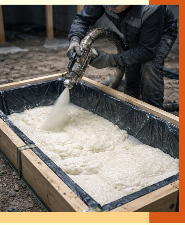 Заливка ППУ в формы в Солнечногорске от 2602 руб. — утепление форм под ключ | ТепломастерСлн