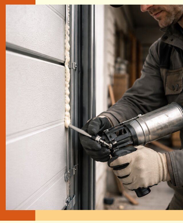 Заполнение пустот ворот в Солнечногорске профессионально и герметично