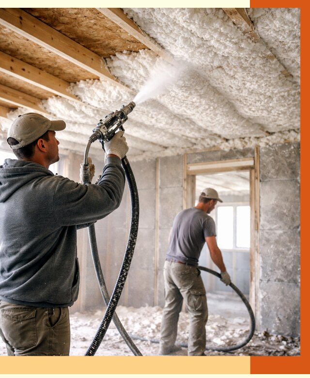 Утепление пеноизолом в Солнечногорске от 1665 руб./м2 под ключ | ТепломастерСлн