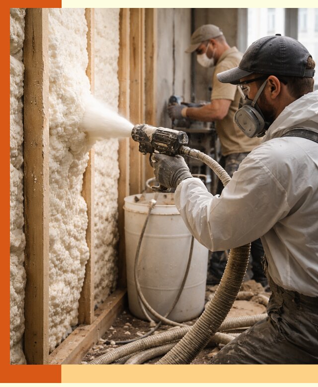 Утепление пеноизолом жилых и коммерческих объектов в Солнечногорске