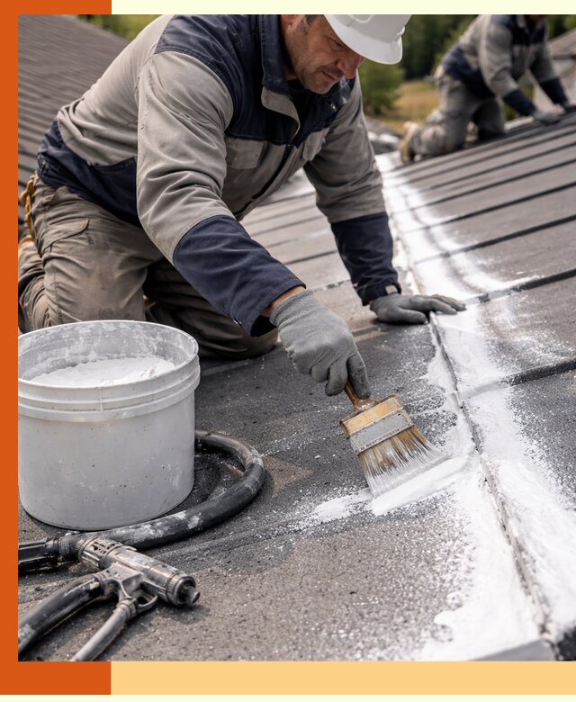 Утепление кровли жидкой теплоизоляцией в Солнечногорске