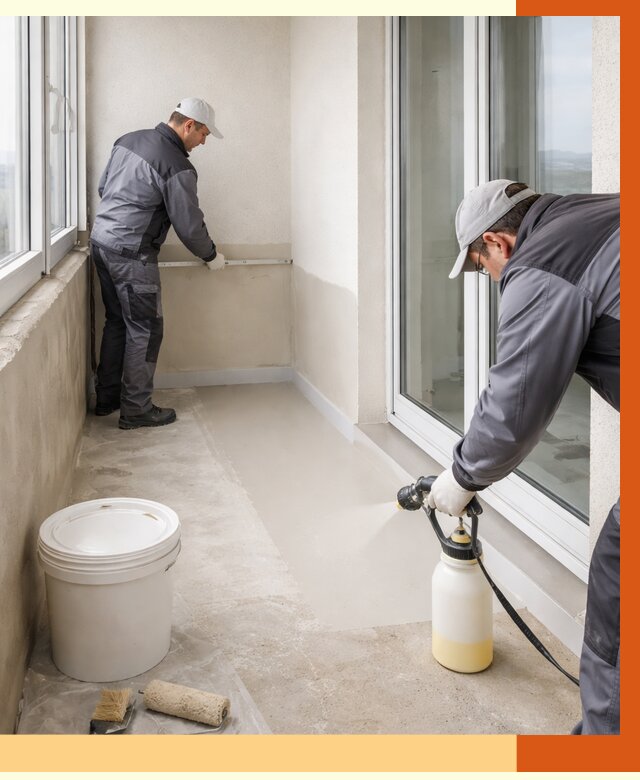 Утепление балкона жидкой теплоизоляцией в Солнечногорске от 5985 руб./м2 | ТепломастерСлн