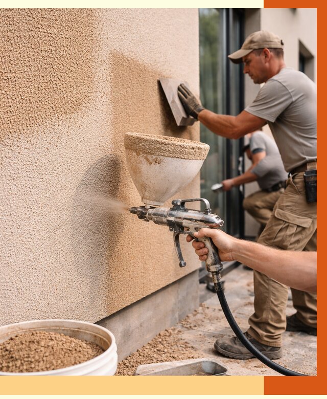 Утепление фасада жидкой пробкой в Солнечногорске от 4996 руб./м² под ключ | ТепломастерСлн