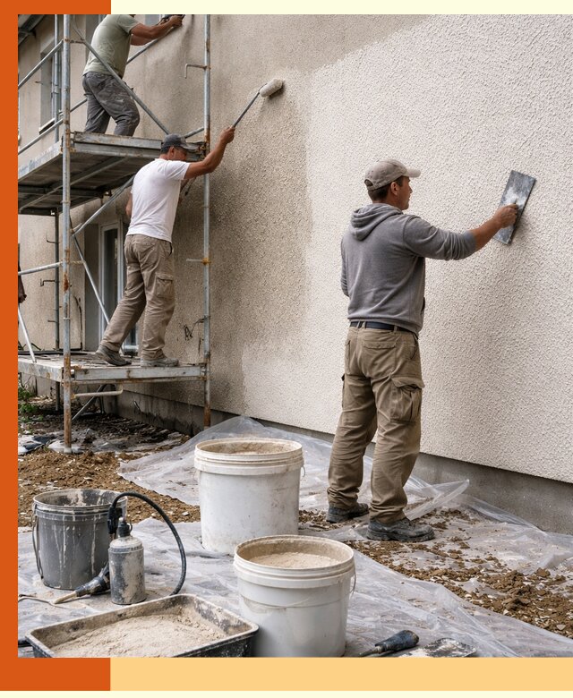 Утепление фасада жидкой пробкой в Солнечногорске