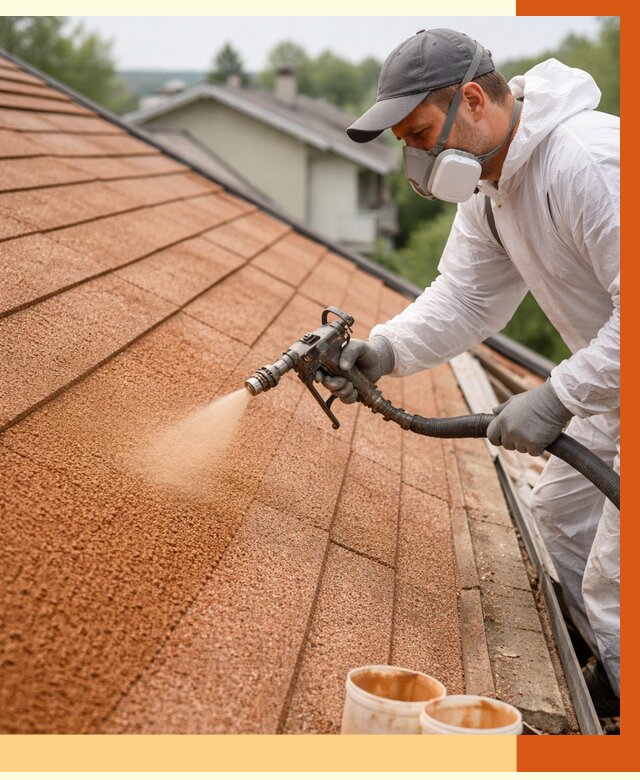 Утепление кровли жидкой пробкой в Солнечногорске от 2810 руб./м² под ключ | ТепломастерСлн