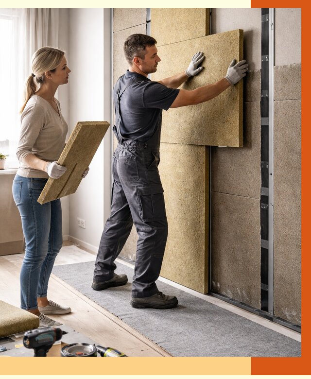 Профессиональная шумоизоляция квартиры в Солнечногорске от 7806 руб. за м2 | ТепломастерСлн