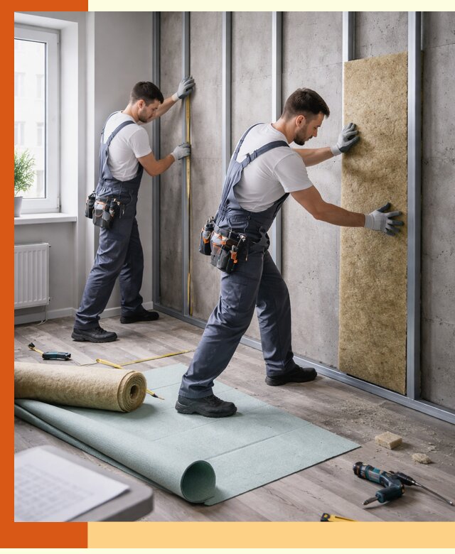 Шумоизоляция квартиры под ключ в Солнечногорске — профессионально и гарантированно