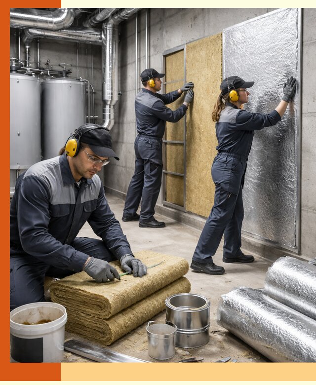 Шумоизоляция котельной в Солнечногорске: профессиональный монтаж и материалы